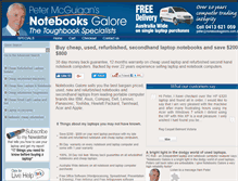 Tablet Screenshot of notebooksgalore.com.au